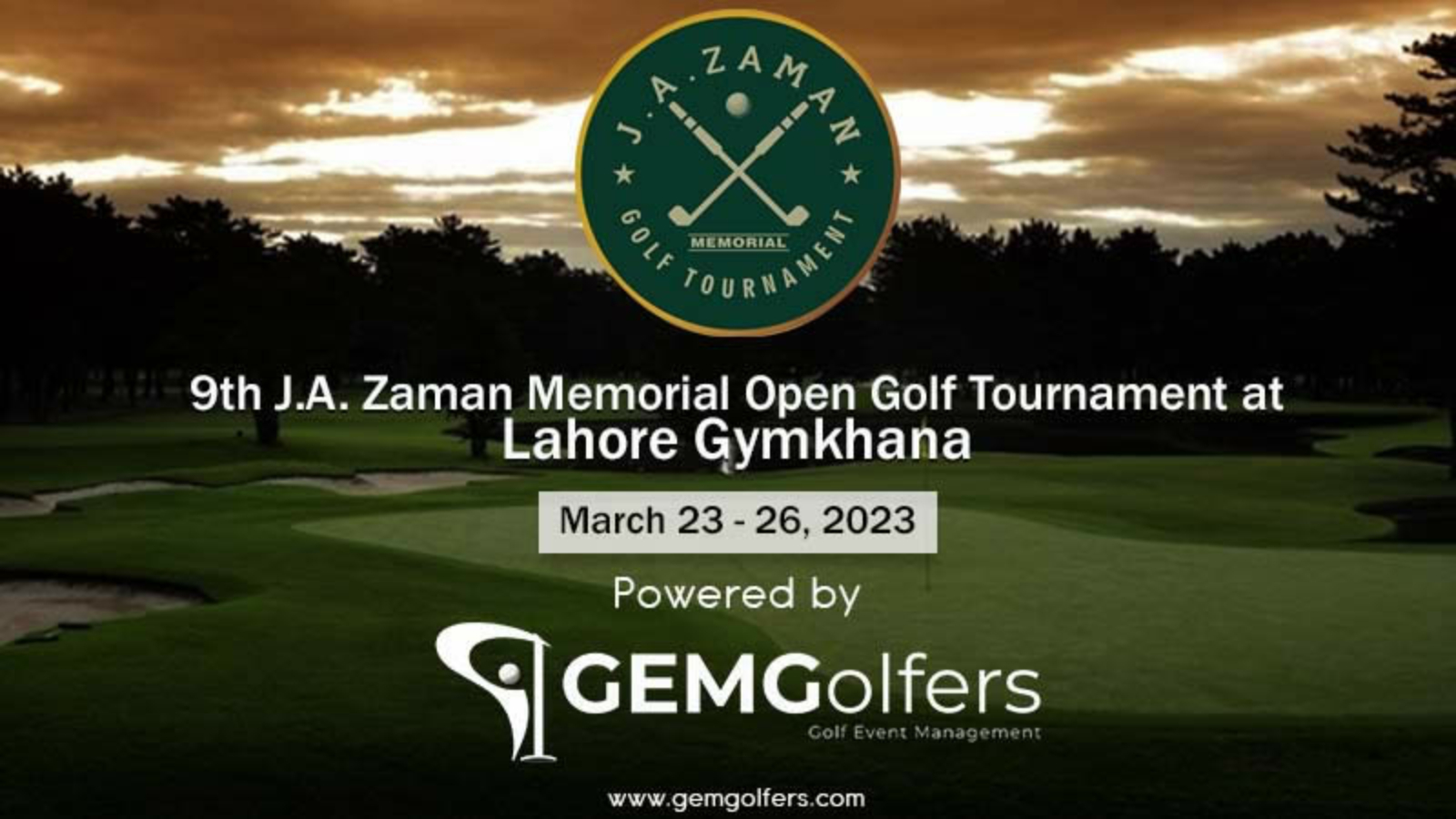 JA Zaman Memorial Open Golf