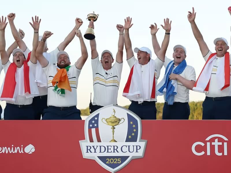 ryder cup 2025 winner celebration